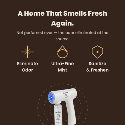CozyPetsy pet odor spray infographic 2