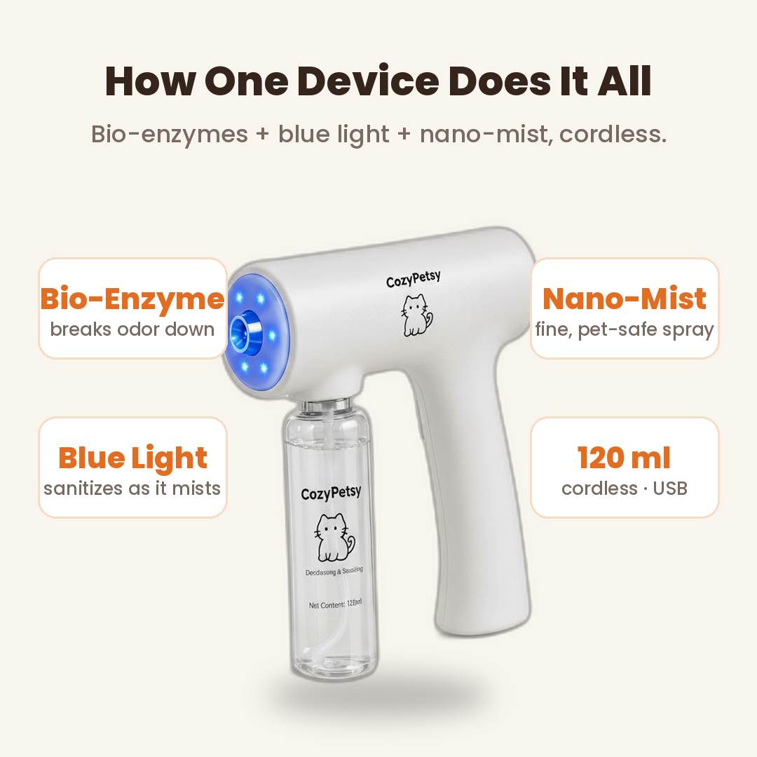 CozyPetsy pet odor spray infographic 3
