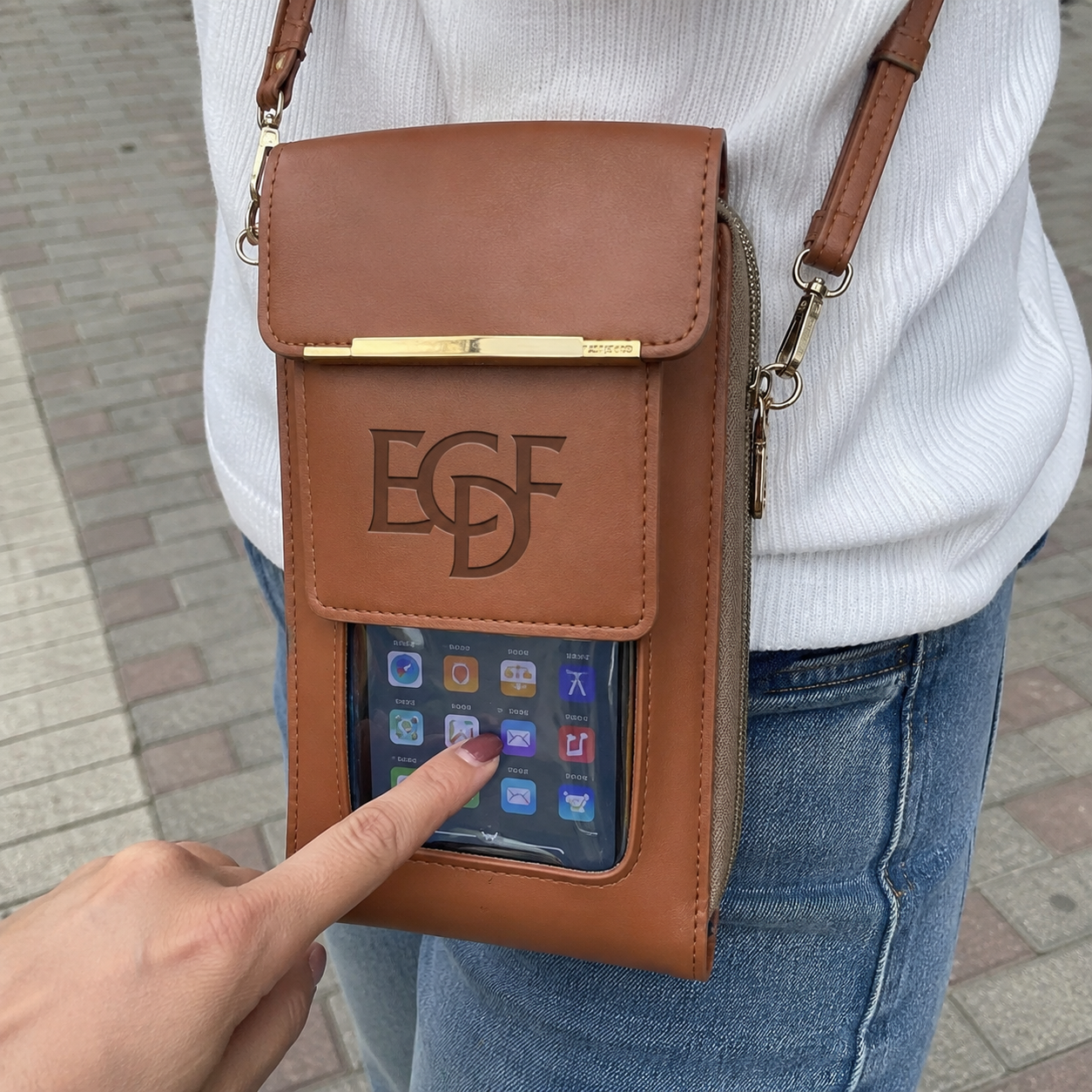 Touchscreen Crossbody Phone Wallet & Bag