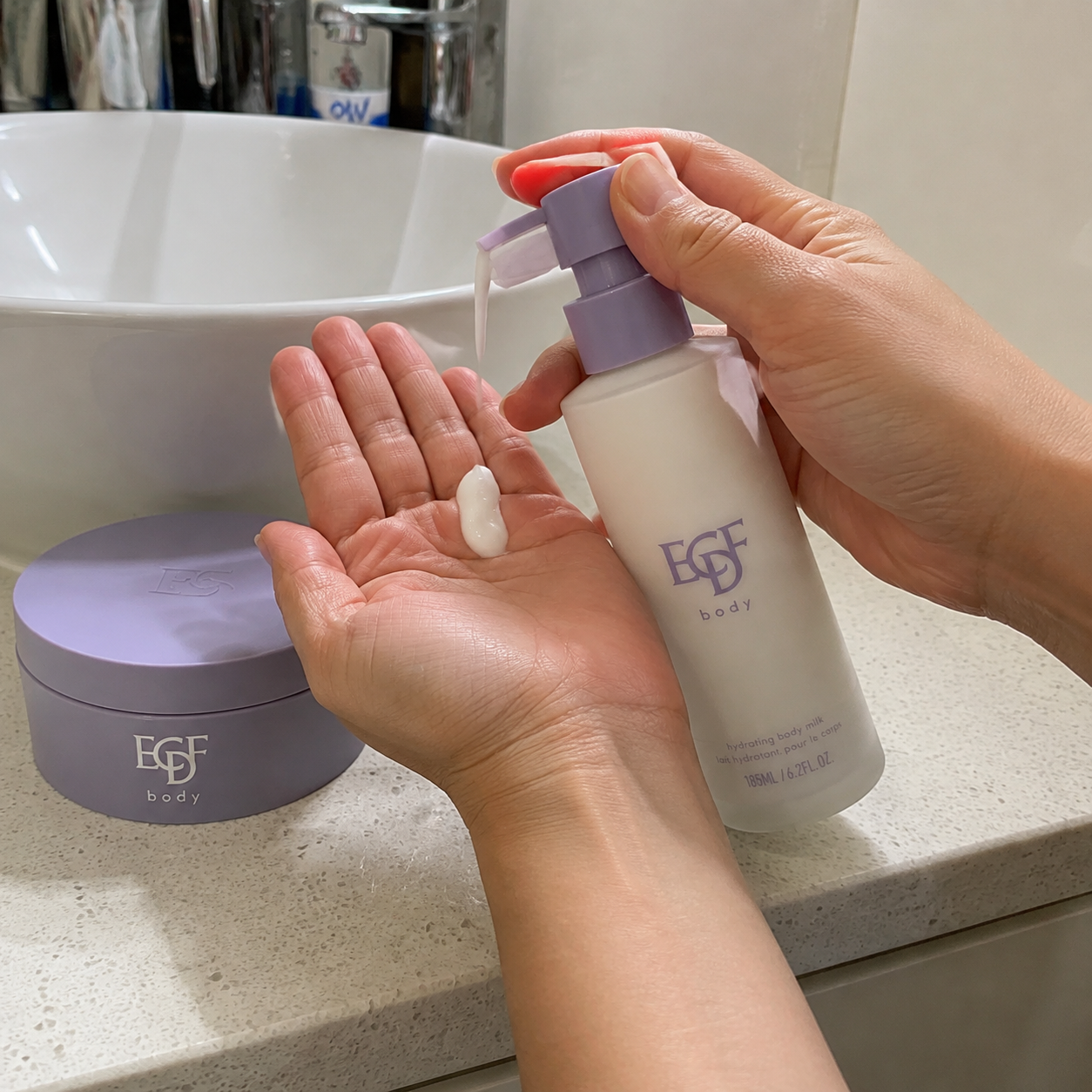 ECDF Hydrating Body Duo — Rich Cream + Lightweight Body Milk