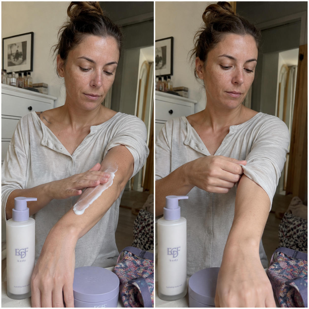 ECDF Hydrating Body Duo — Rich Cream + Lightweight Body Milk