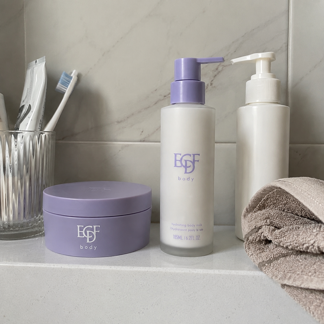 ECDF Hydrating Body Duo — Rich Cream + Lightweight Body Milk