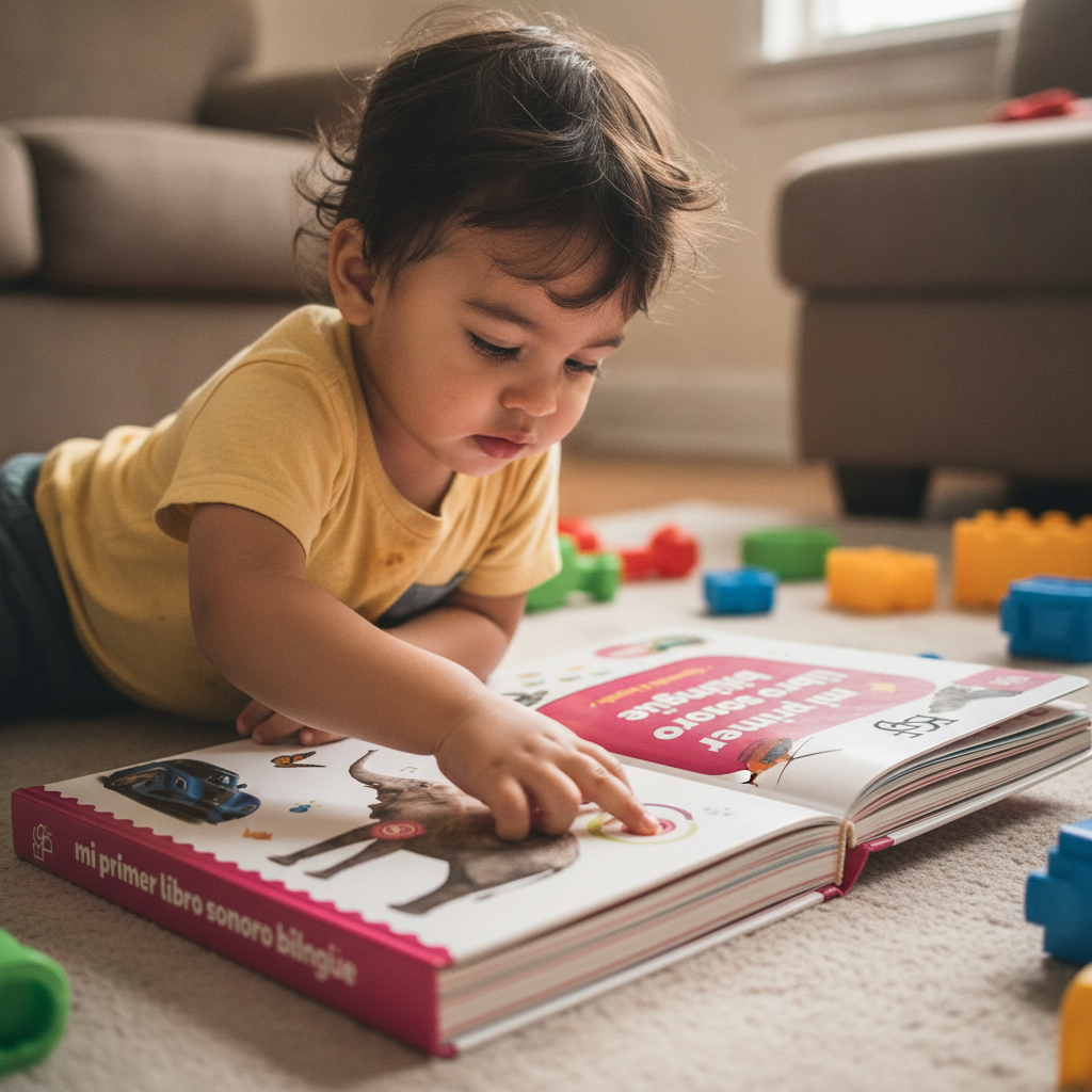ECDF My First Bilingual Sound Book — Spanish & English, 300+ Words, Ages 1-6