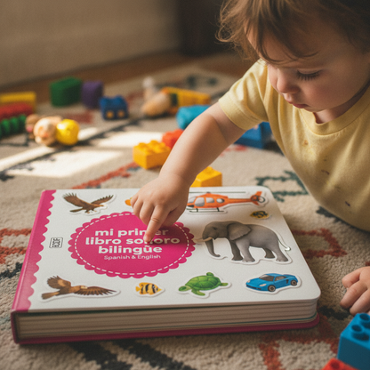 ECDF My First Bilingual Sound Book — Spanish & English, 300+ Words, Ages 1-6
