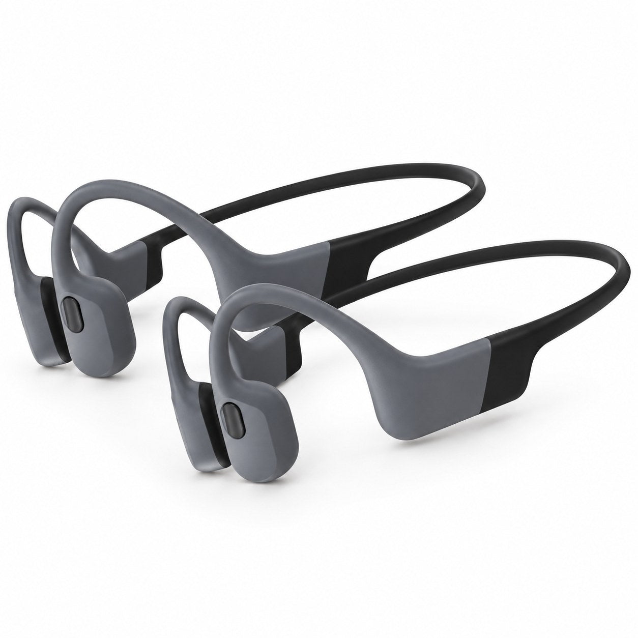 Two ECDF Open-Ear Swim Headphones