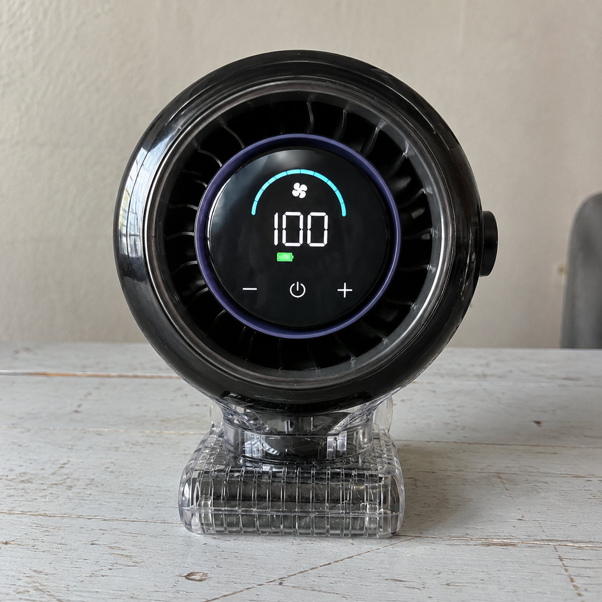 ECDF Clip & Desk Fan — 100 Speeds, Digital Display, 5000 mAh