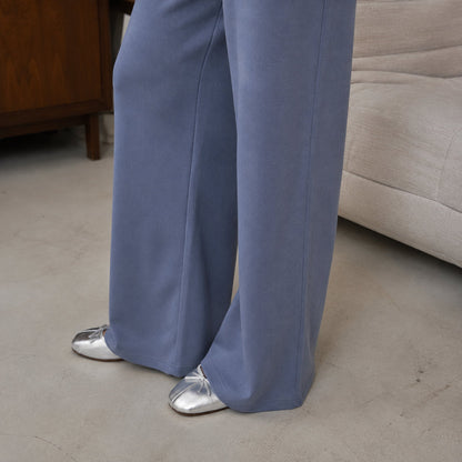 ECDF 2-Piece Lounge Set — Slouchy Top & Wide-Leg Pants