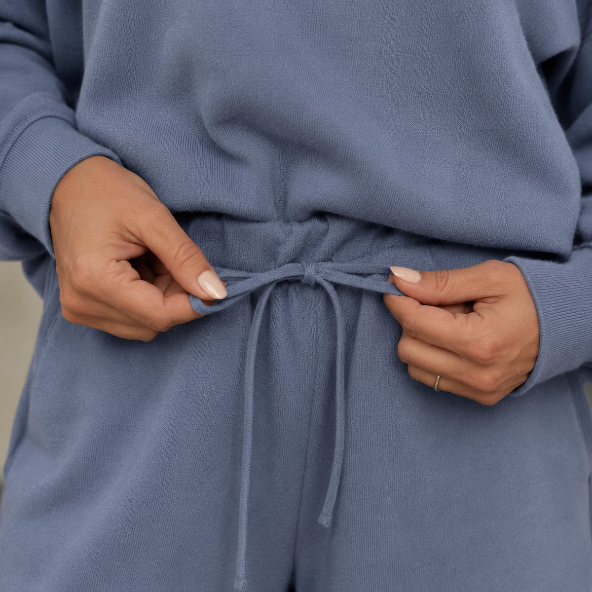 ECDF 2-Piece Lounge Set — Slouchy Top & Wide-Leg Pants
