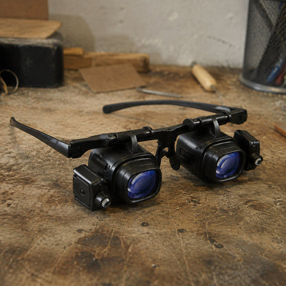 Head-Worn LED Magnifier