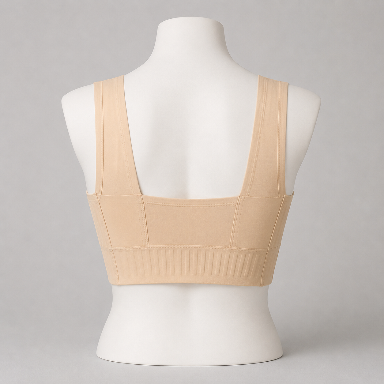 ECDF Front-Closure Posture Bra — Wireless, Wide-Strap Daily Support