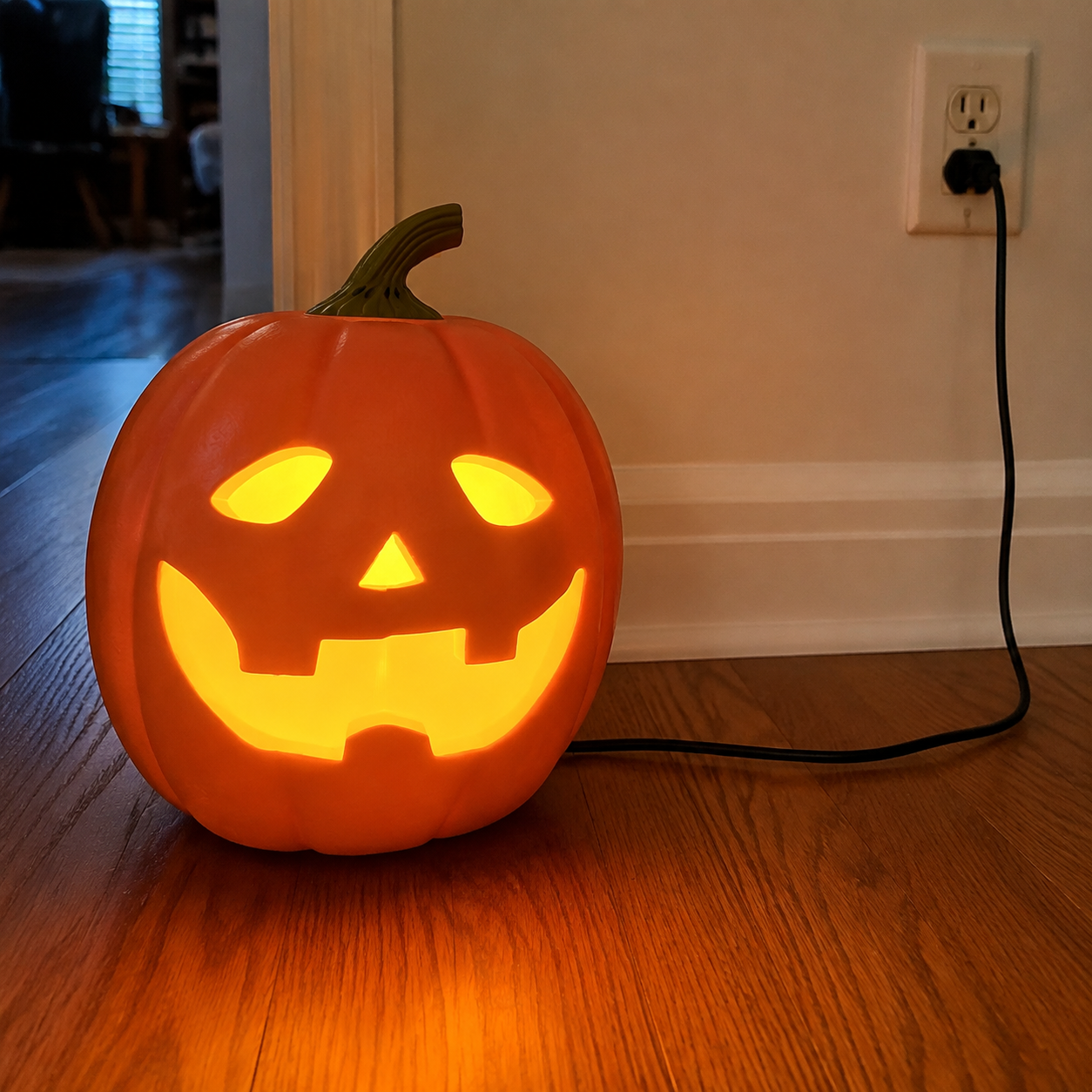 ECDF Animated Talking & Singing Pumpkin — 12-Inch Plug-In