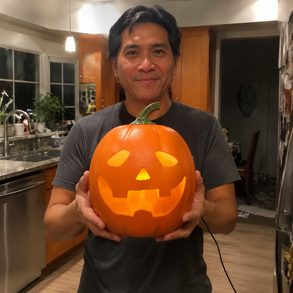 ECDF Animated Talking & Singing Pumpkin — 12-Inch Plug-In