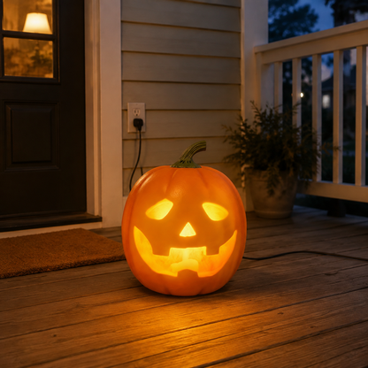ECDF Animated Talking & Singing Pumpkin — 12-Inch Plug-In