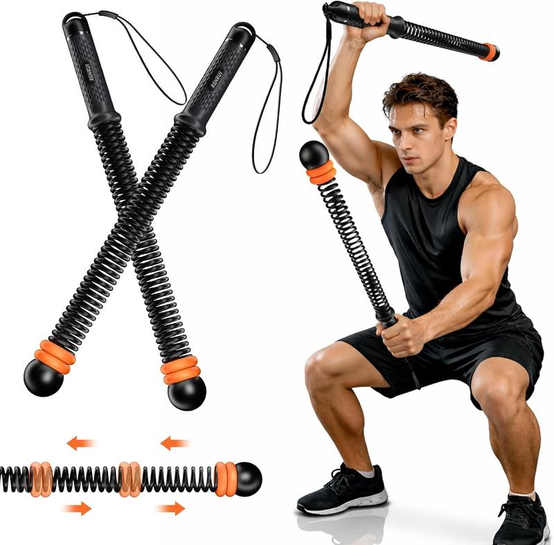ECDF Cordless Battle Ropes — Adjustable Weighted Pair with Wrist Lanyards
