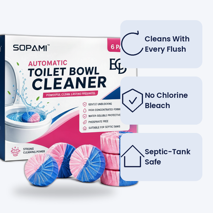 Dual-Color Automatic Toilet Bowl Cleaner Tablets