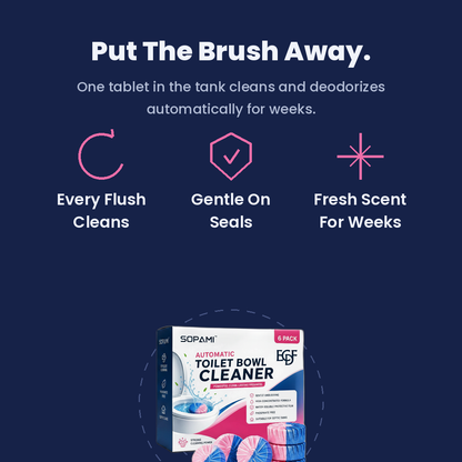 Dual-Color Automatic Toilet Bowl Cleaner Tablets