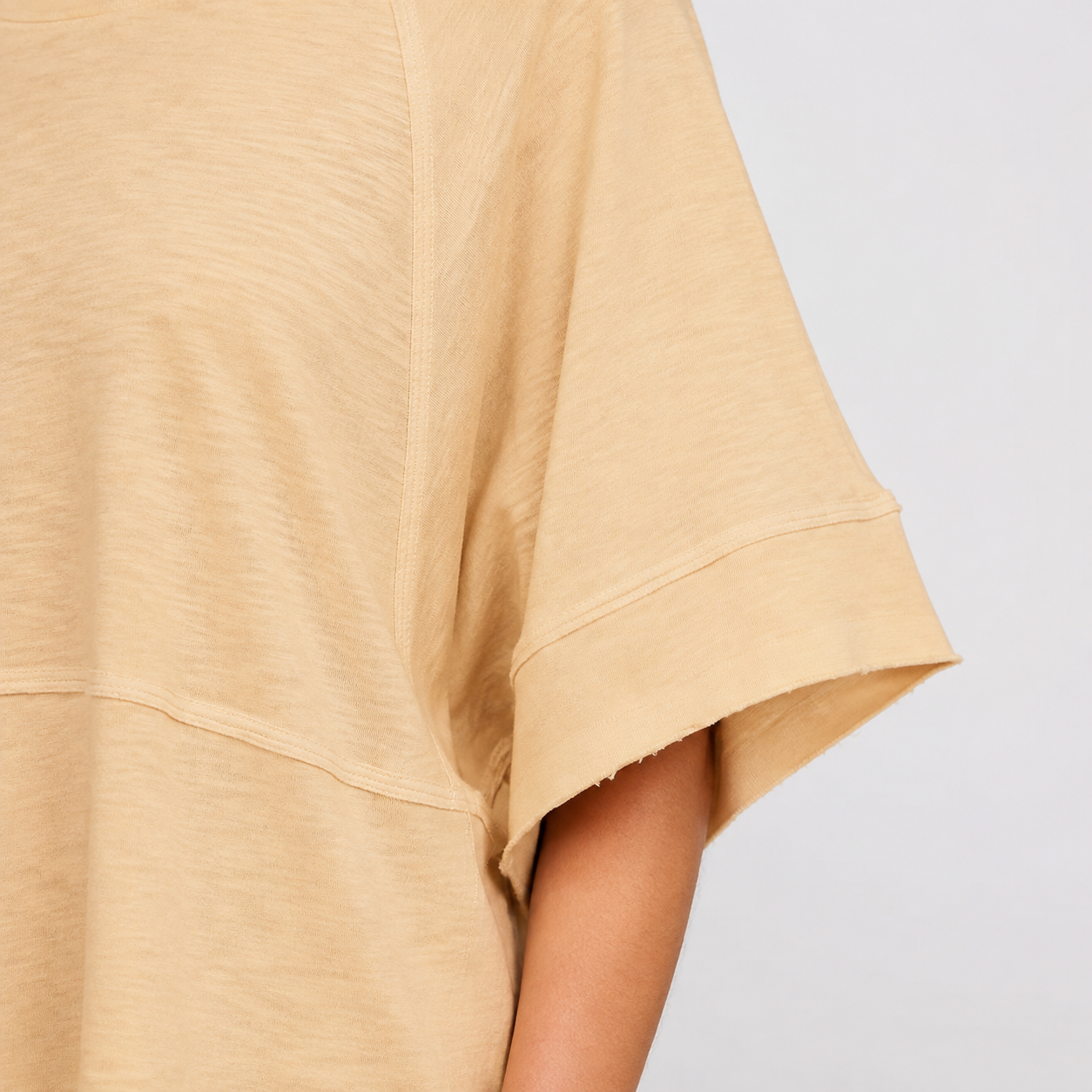 Women's Oversized Batwing Half-Sleeve Tee