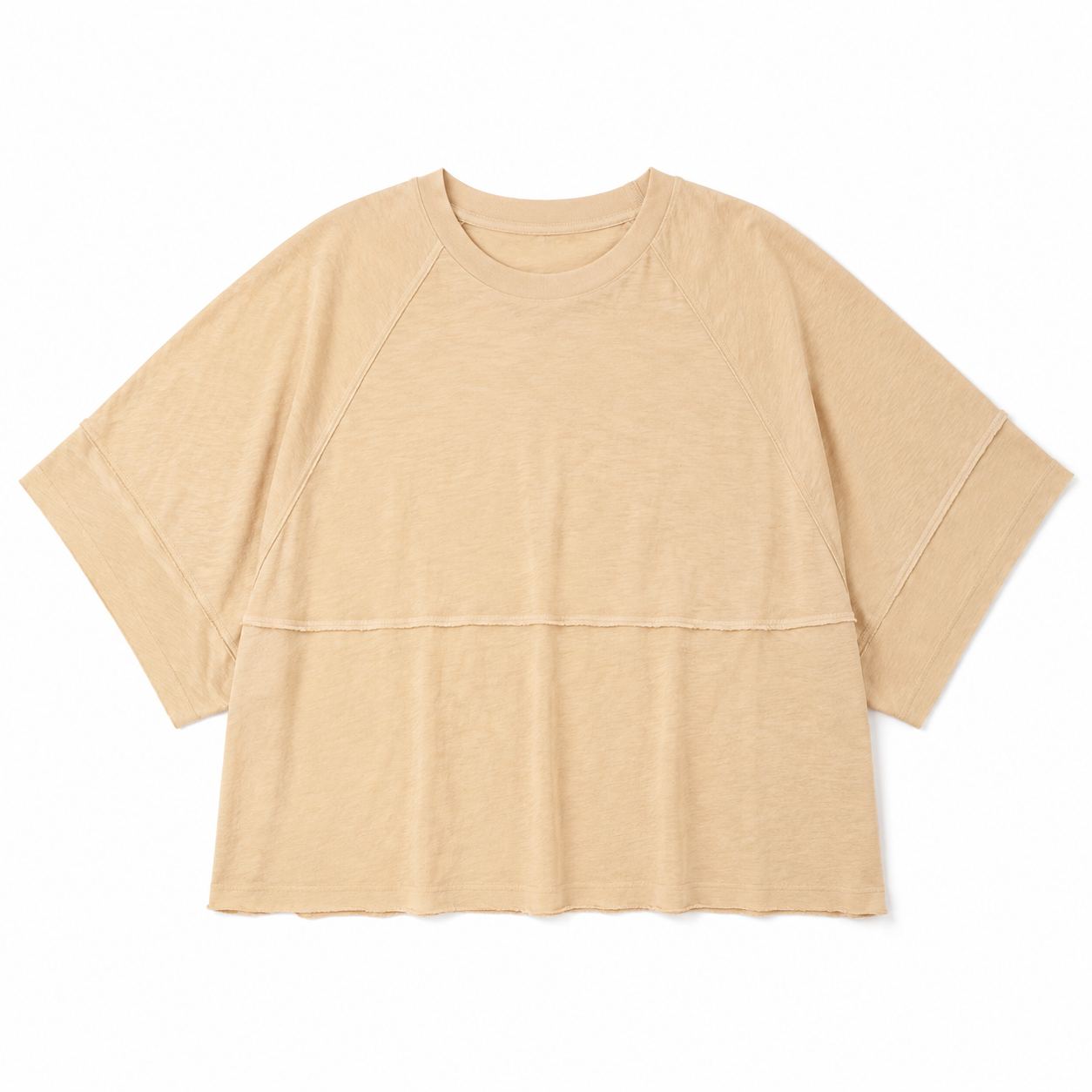 Women's Oversized Batwing Half-Sleeve Tee
