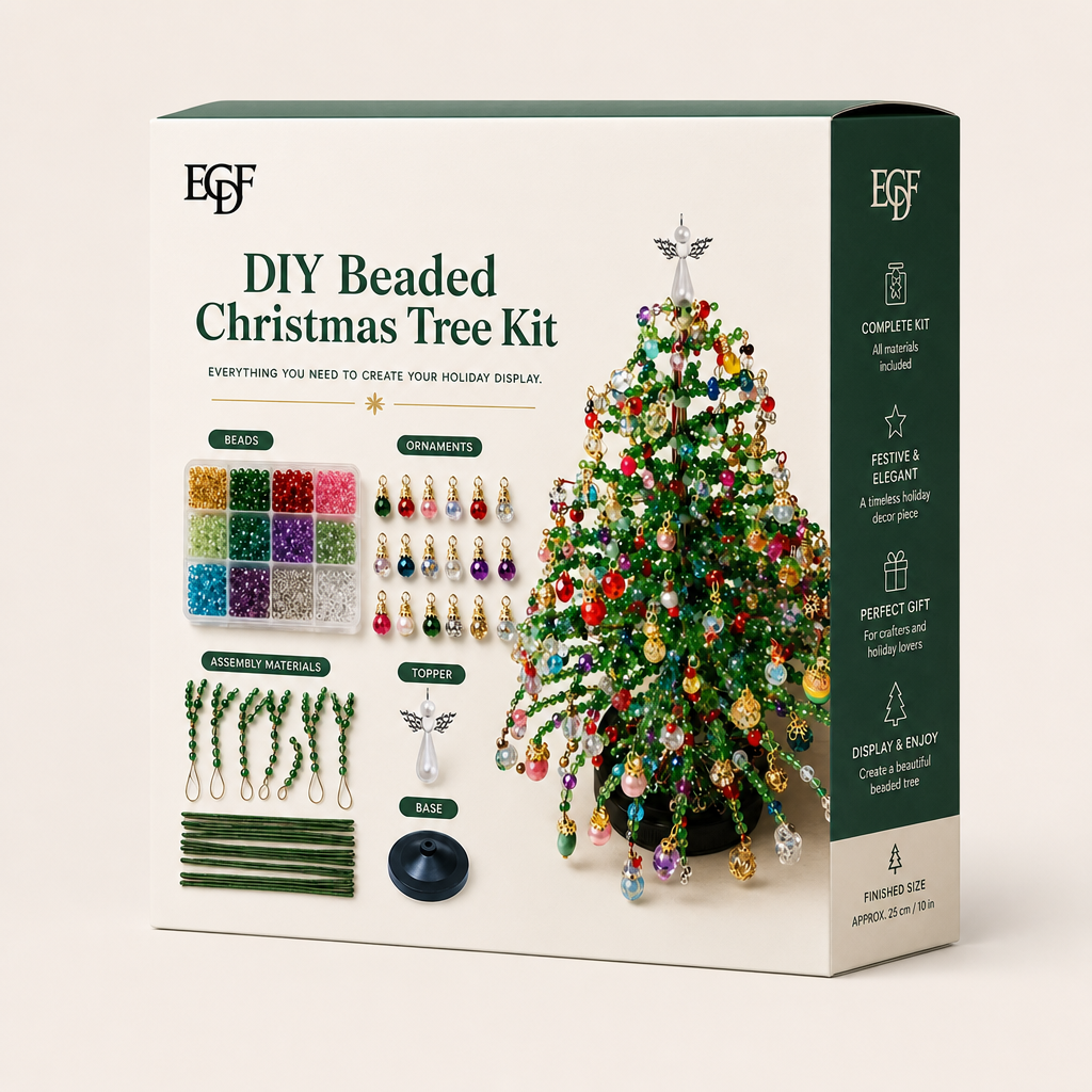 DIY Beaded Christmas Tree Kit
